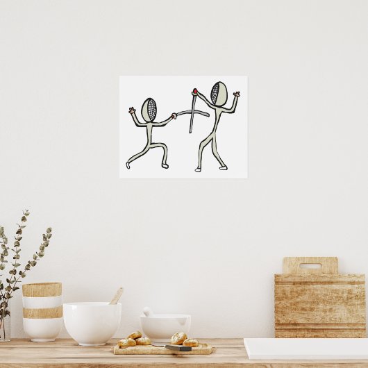 Poster Clôture (Cuisine)