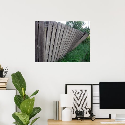 Poster clôture (Bureau à domicile)