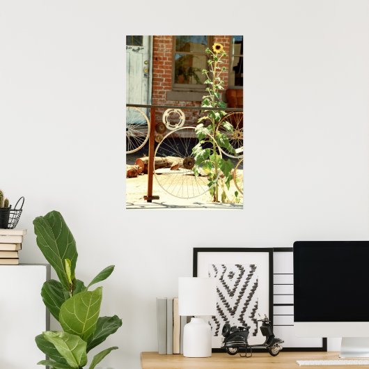 Poster Clôture cyclable (Bureau à domicile)