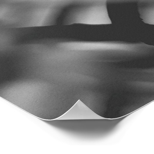 Poster Clôture de chaîne grise (Coin)