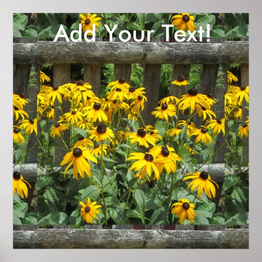 Poster Clôture Patinée du cluster de marais (Devant)