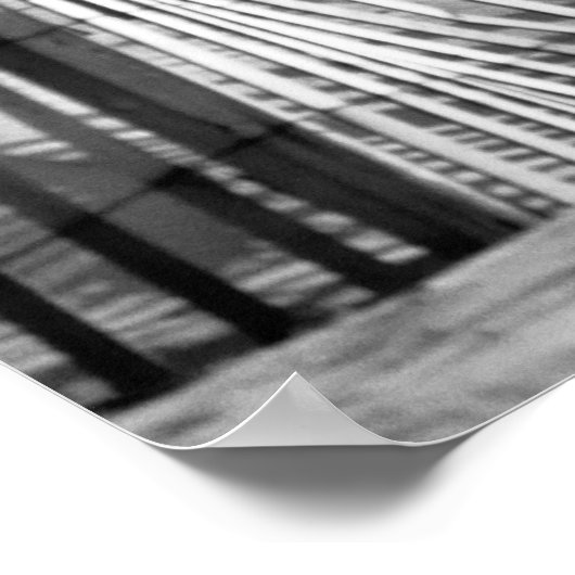 Poster Clôtures De Plage Et Phare (Coin)