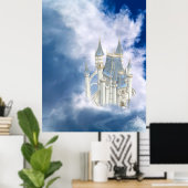 Poster Cloud Castle (Thuiskantoor)