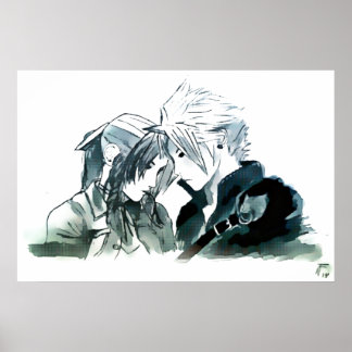 Poster Cloud et Aerith