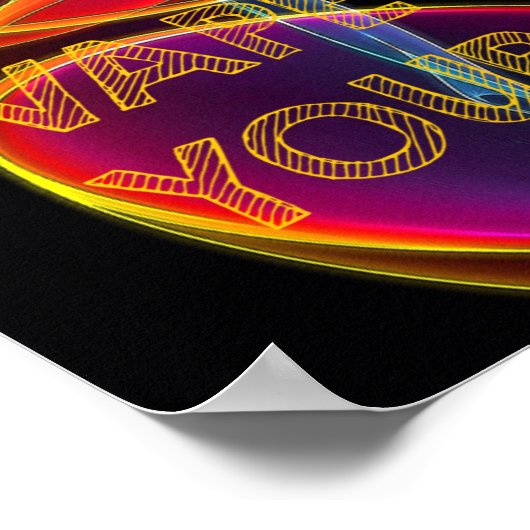 Poster Cloud Florescent Vape Pour La Vie (Coin)