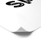 Poster Cloud Haut-parleurs amusant Plume (Coin)