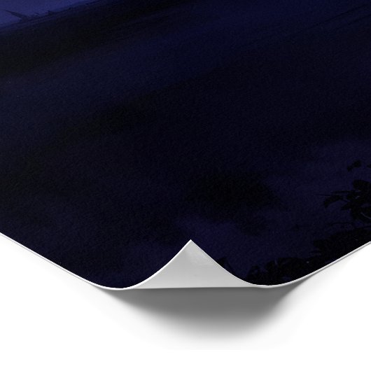 Poster Cloud Lightning - Design d'art naturel (Coin)