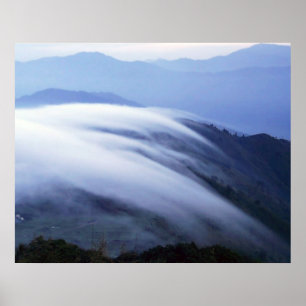 Poster Cloud Mist Darjeeling Inde