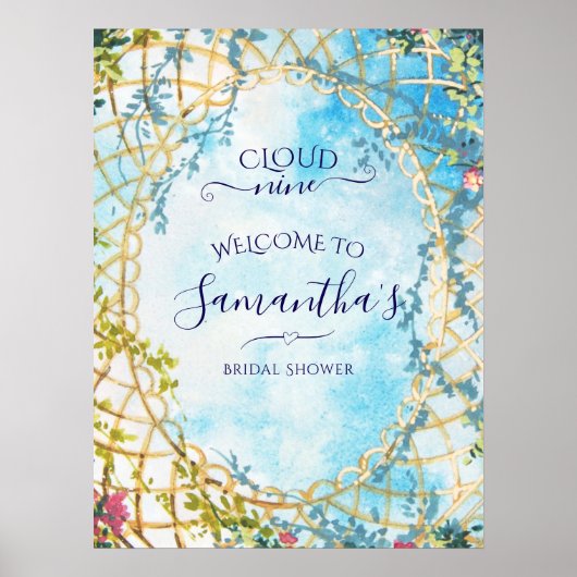 Poster Cloud Neuf Rococo Fête des mariées de renouveau Bi (Devant)