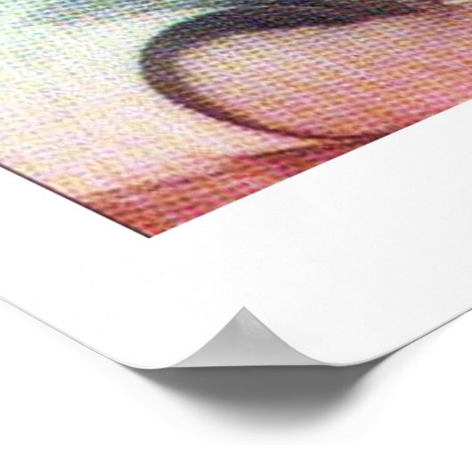 Poster Cloud rouge I (Coin)