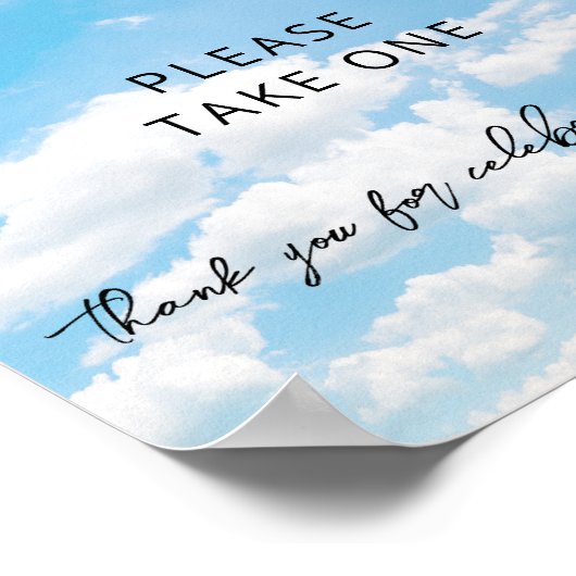 Poster Cloud Thème Cloud Neuf Faveurs modernes Fête des m (Coin)