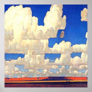 Poster “Cloud World” by Maynard Dixon