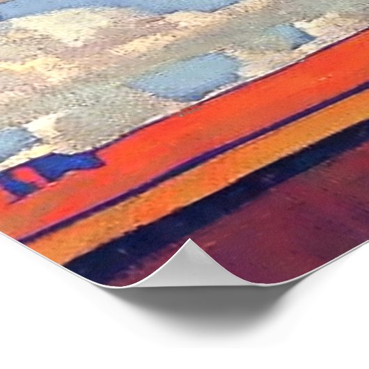 Poster "Cloud World" de Maynard Dixon (Coin)