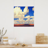 Poster "Cloud World" de Maynard Dixon (Cuisine)