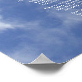 Poster Clouds and Blue Sky-Don't Weep for Me (Coin)