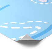 Poster Clouds Cute and Adorable Pastel Moon | (Coin)