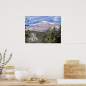 Poster Clouds Over Mount Rainier Scenic Landscape (Cuisine)