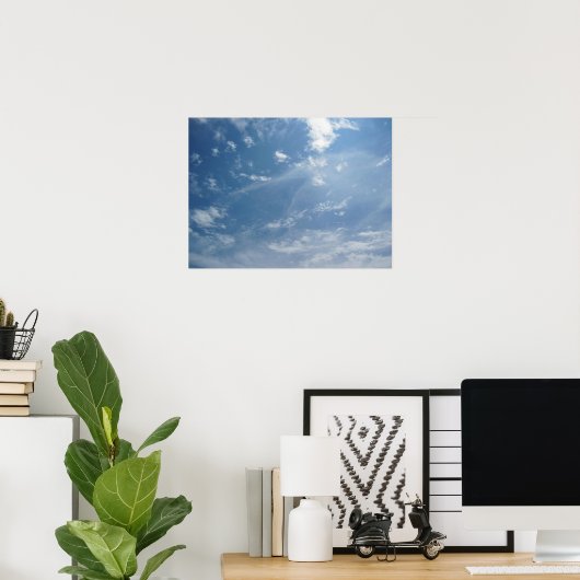 Poster Cloudscape (Bureau à domicile)