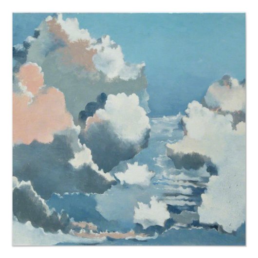 Poster Cloudscape, belle peinture de Paul Nash (Devant)