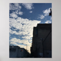 Cloudy Harlem Sky New York City Photographie NYC