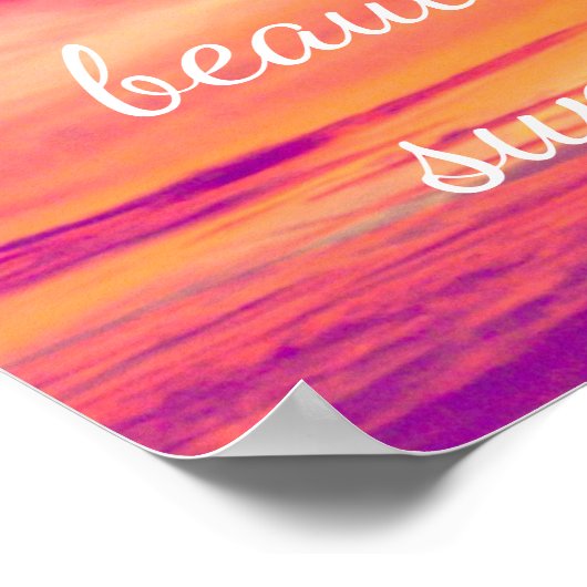 Poster Cloudy Skies Make Beautiful (Coin)