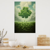 Poster Clover à quatre feuilles (Cuisine)