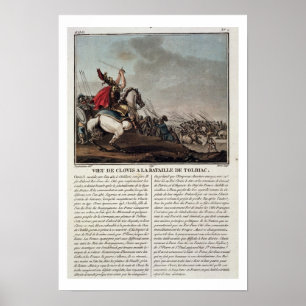 Poster Clovis I (c.466-511) à la bataille de Tolbiac, 49