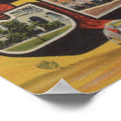 Poster Clovis, Nouveau-Mexique - Scènes de grandes lettre (Coin)