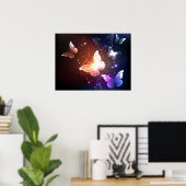 Poster Clowing Night Butterflies (Bureau à domicile)