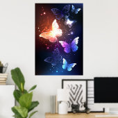 Poster Clowing Night Butterflies (Bureau à domicile)