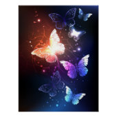 Poster Clowing Night Butterflies (Devant)