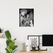 Poster clown (Bureau à domicile)