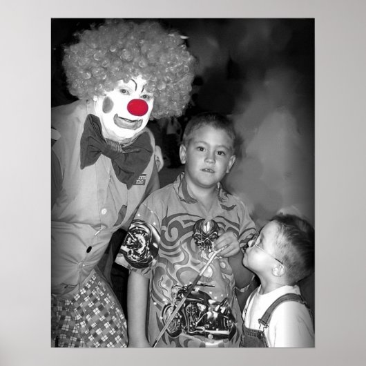Poster clown (Devant)