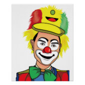 Poster clown (Devant)