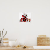 Poster clown and friends take their bow (Cuisine)