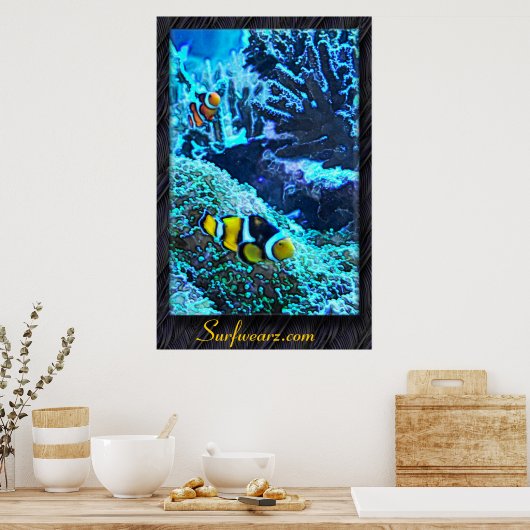 Poster Clown autour de 2 (Cuisine)