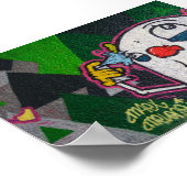 Poster Clown blanc (Coin)