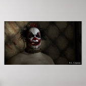 Poster Clown dans une cellule rembourrée (Devant)