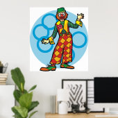 Poster Clown de Carnaval Classique (Bureau à domicile)