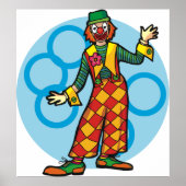 Poster Clown de Carnaval Classique (Devant)