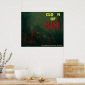 POSTER CLOWN DE LA PEUR (Cuisine)