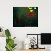 POSTER CLOWN DE LA PEUR (Bureau à domicile)