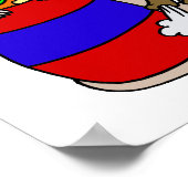 Poster Clown de rodéo en tonneau (Coin)