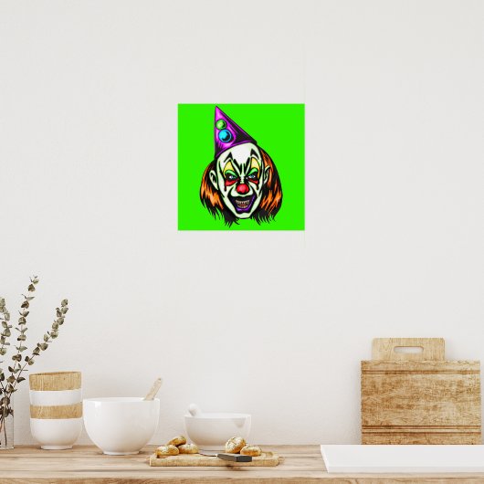 Poster Clown de vil (Cuisine)