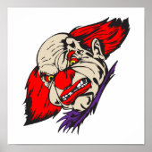 Poster clown diabolique (Devant)