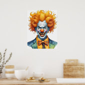 Poster Clown effrayant (Cuisine)