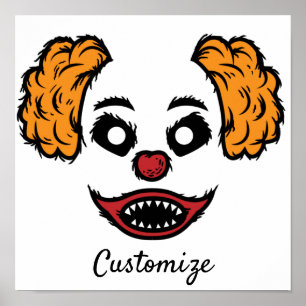 Poster Clown effrayant Thunder_Cove