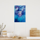 POSTER CLOWN EN BLEU (Cuisine)