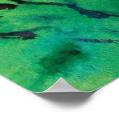 POSTER CLOWN EN VERT (Coin)