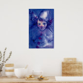 POSTER CLOWN EN VIOLET (Cuisine)
